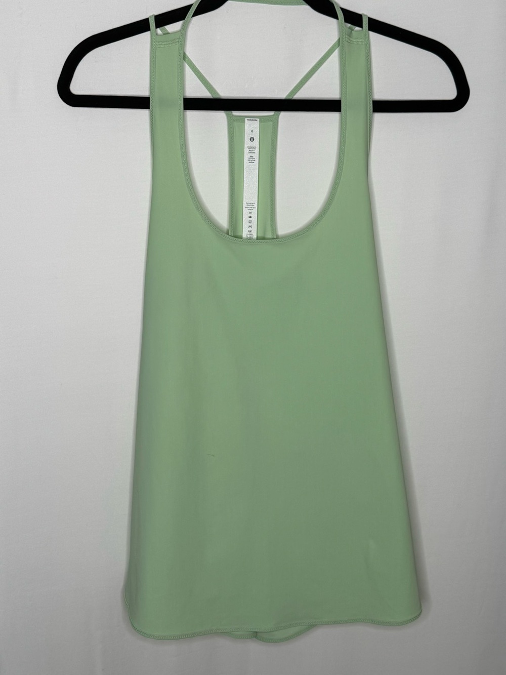 NWT lululemon Coastal Tank Creamy Mint Green‎ Size 6